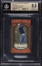 TIGER WOODS True 1/1 2014 UD Goodwin Champions Presidential Gold BGS 9.5 GEM MT