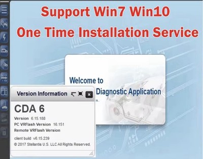 CDA 6. Jeep, Chrysler & Fiat Programming Software Kit   ECU Flashing & Coding