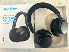 Soundcore Space One Bluetooth Wireless Active Noise Cancelling Headphones Black