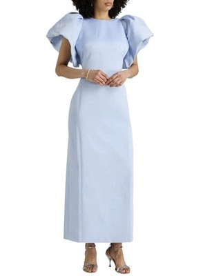 Leo Lin Womens Lucinda Maxi Dress 4 Sky Blue - NWT $895