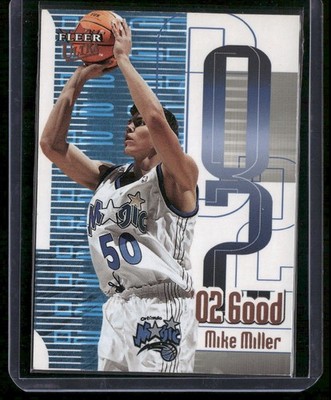2001-02 Ultra #NNO Mike Miller 02 Good Game Worn Orlando Magic