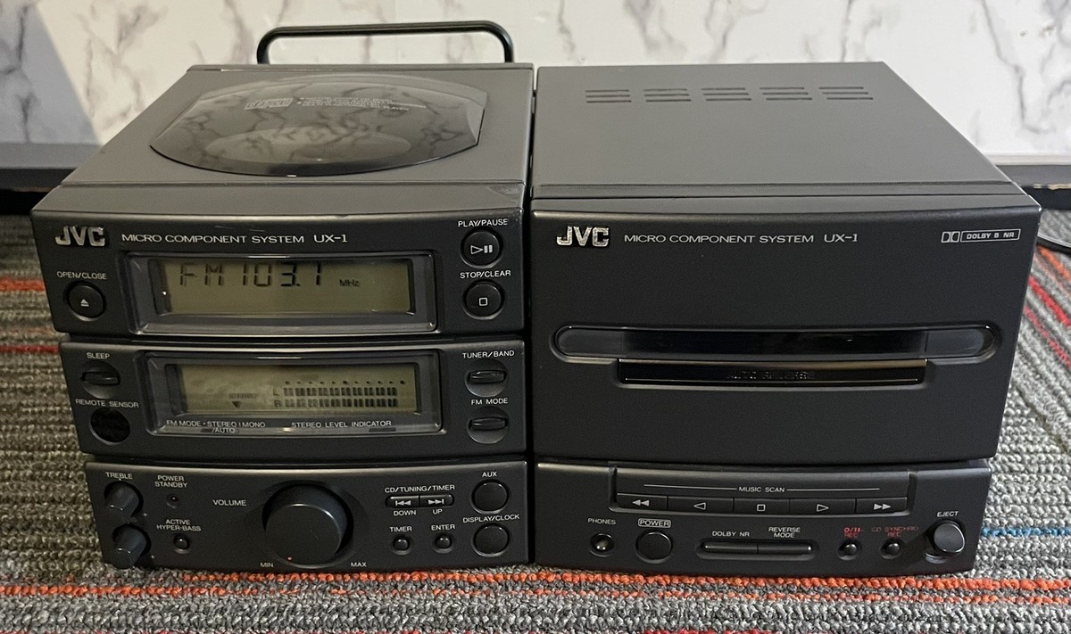 Victor Micro Component System UX-E1 本体 JVC Micro Component System Model UX-1 | eBay