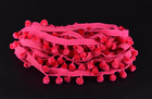 Pom Pom Ball Fringe 10 Yards Trim Ribbon Sewing DIY Crafts Hot Pink