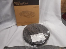 Pampered Chef Black Silicone Microwave Potato Chip Maker #1241 New in Box