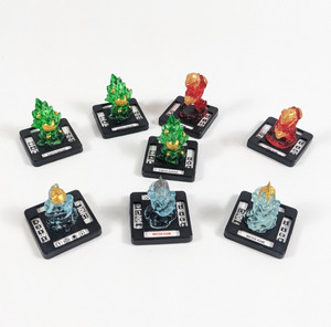 MONSTERPOCALYPSE Now CMG Game LOT OF 8 ELEMENTAL CHAMPIONS Miniatures