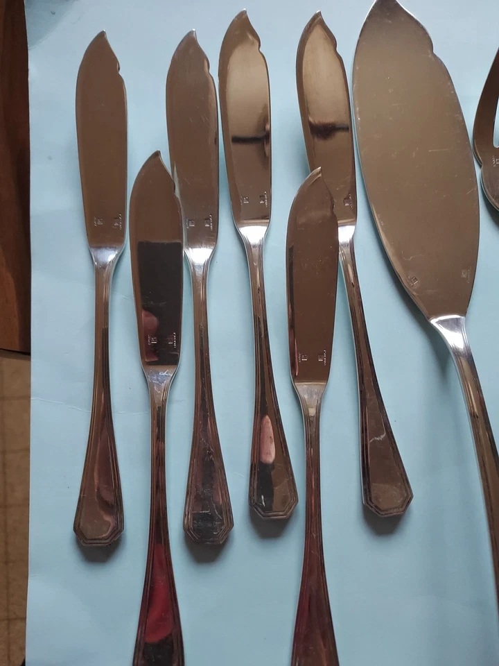 Cristofle Couverts A Poisson En Métal Argenté - Photo 2/4