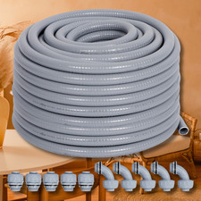 1/2" 50ft Electrical Conduit Kit - Flexible Non-Metallic Liquid-Tight Conduit