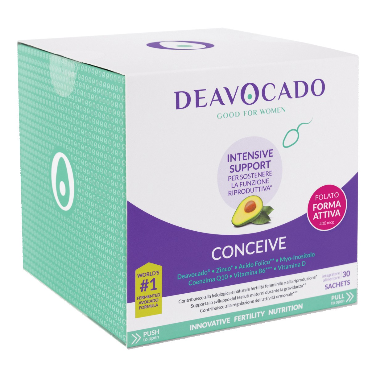 Deavocado conceive 30 bustine 5 g nuova formula