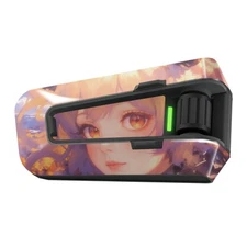 For Cardo Packtalk Edge Protection Sticker Decal Dreamy Anime Girl