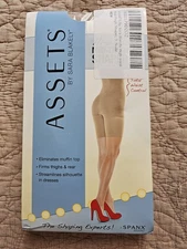 Spanx ASSETS by Sara Blakely High-Waist Mid-Thigh Shaper Nude, 166B, Size 3