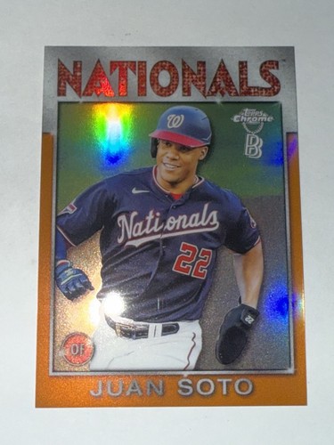 2021 Topps Chrome Throwback 1986 Topps Chrome Baseball Orange 04/25