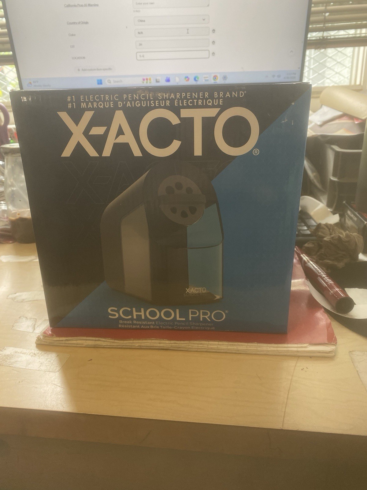 Sharpener, School Pro Electric 1670x Brand