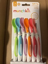 Munchkin Soft Tip Baby Infant Spoons Multicolor 6 Pack 3 Months New never Used