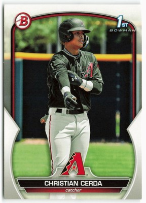 2023 Christian Cerda Bowman Prospects Rookie - Arizona Diamondbacks