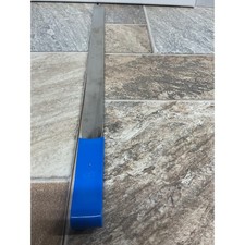 RPL 23.5 Inch Extra Long Metal Shoe Horn Blue Handle Stainless Steel Mobility