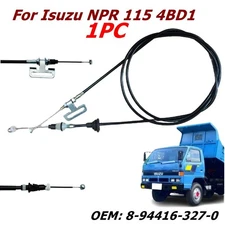 230 cm.Accelerator Throttle Cable Black For Isuzu NPR 115 4BD1 OEM: 8-94416-327-