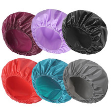 6 PCS Shower Caps for Women, Double Side Waterproof Shower Cap, Reusable Elastic