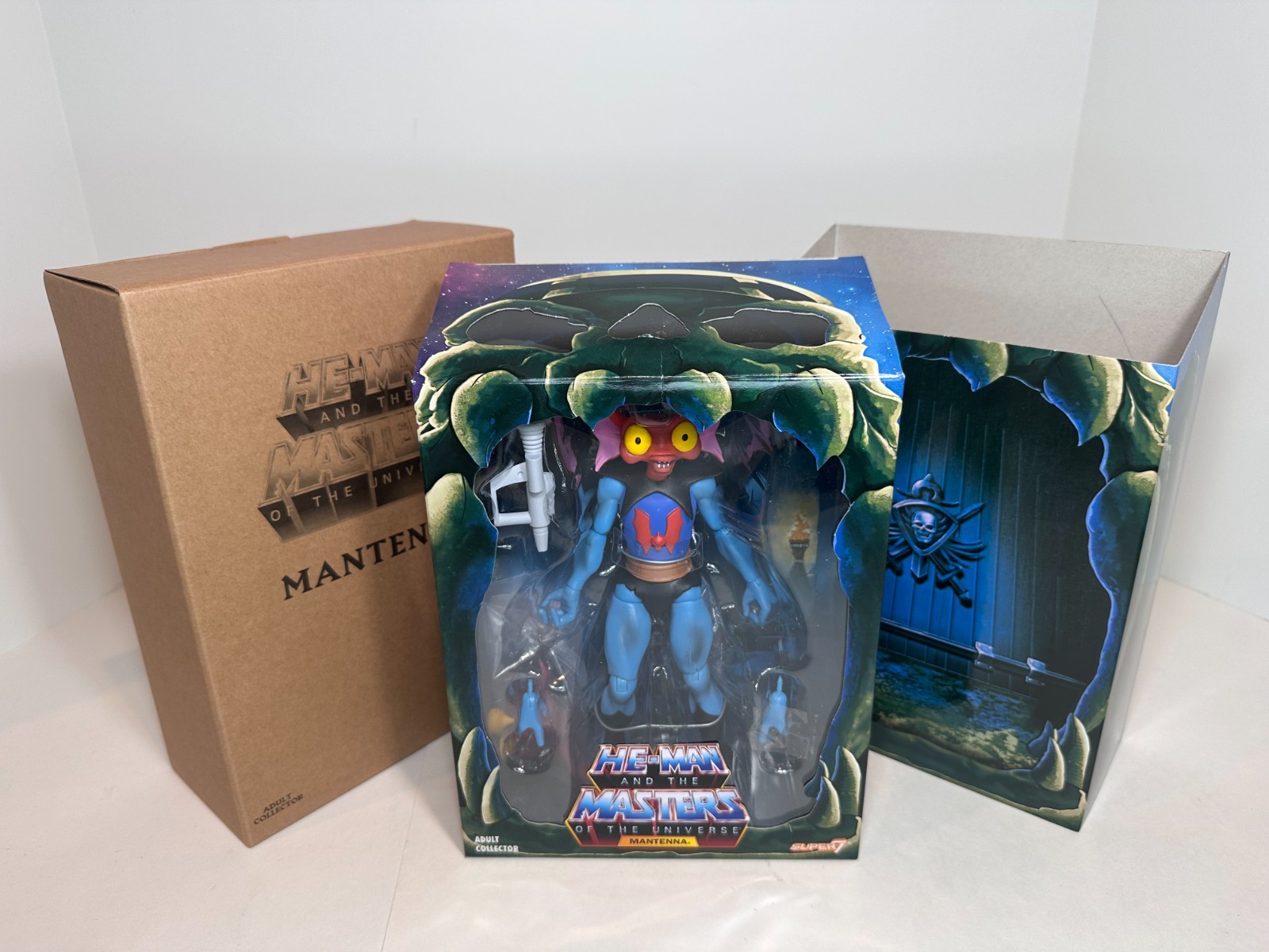 Manternna Super7 Masters of the Universe MOTU Classics Filmation Mantenna Figure ...