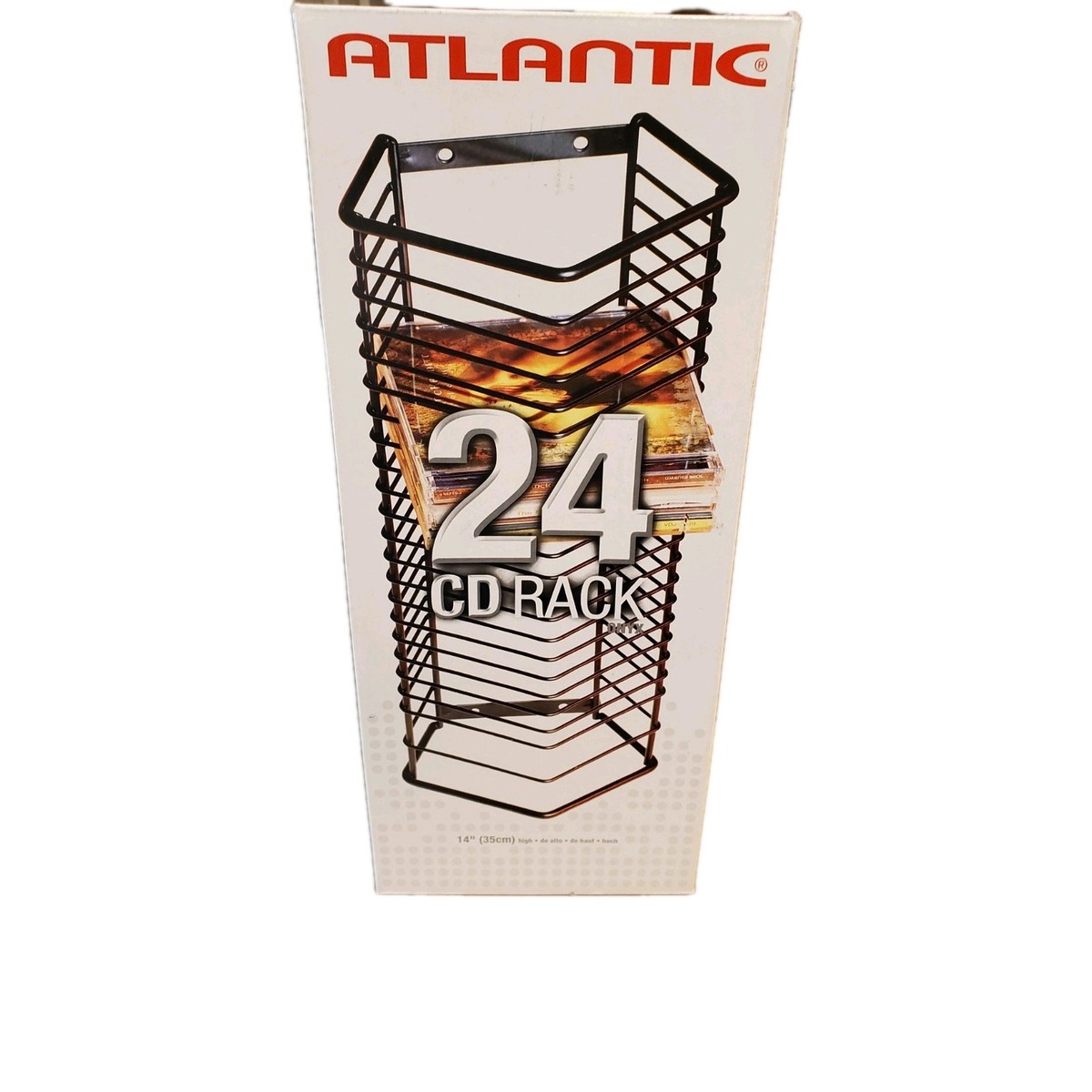 Vintage 90s (1998) Atlantic 24 CD Tower Organizer Heavy Gauge