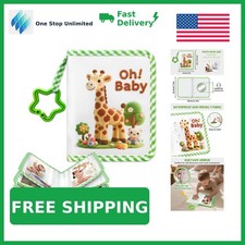 My Family And Baby Photo Album, My First Soft Photo Cloth Book For Baby Holds...