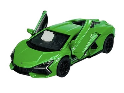 WELLY LAMBORGHINI REVUELTO GRUN 1:34 1/34 DIE CAST METAL MODEL NEW BOX 43848