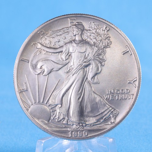 USA 1 Dollar 1990 American Silver Eagle 1 oz Silber 999 unc. (9)