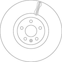 2X Bremsscheibe TRW Single DF6939S FüR Volvo XC60 2 246 V90 235 S90 234 XC90 256