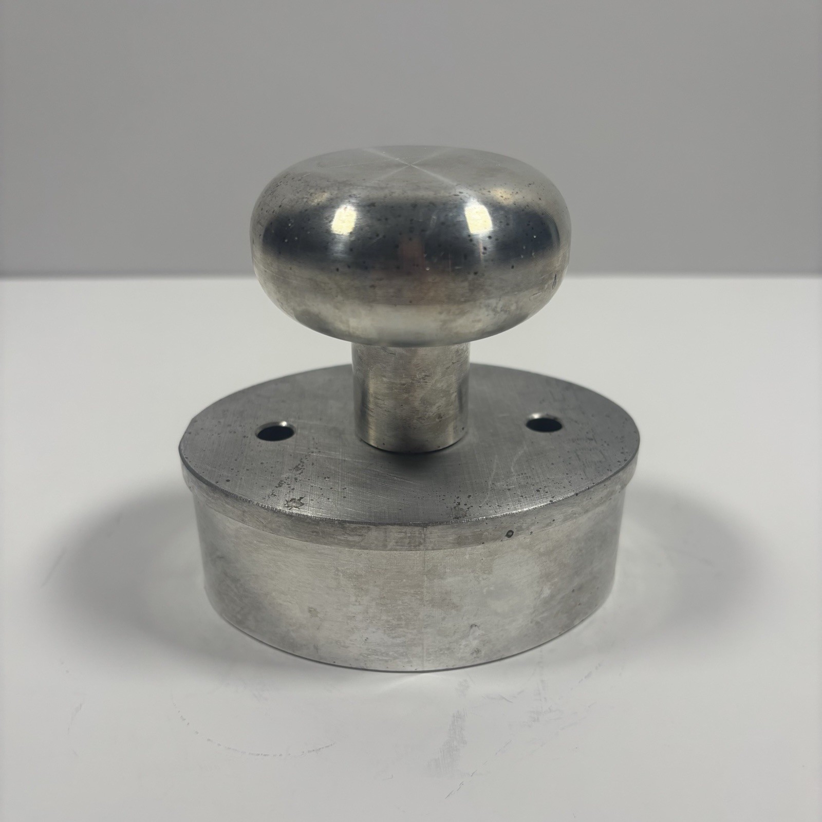 Machined Metal Oval Dough Stamp Pastry Cutter Mold 3 3/4 Inch Vintage