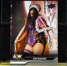 2024 Upper Deck WWE WRESTLING Card # 48 *** EMI SAKURA *** AEW