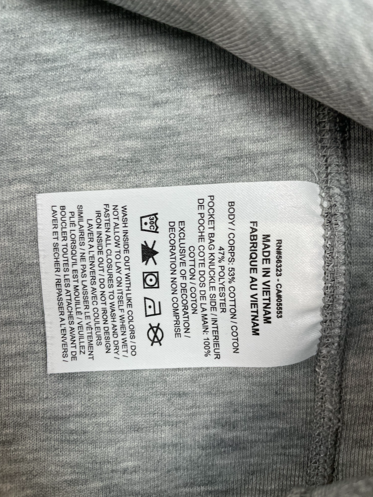 SACAI X NIKE Nike Sportswear Giacca Uomo Taglia L Alta Pile Tecnico Full Zip Bomber Grigio Pista