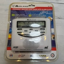 Midland Emergency Weather Alert Radio with Alarm Clock WR-120 NEW