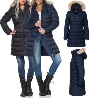 Tommy Jeans Damen Winter Jacke Mantel Hooded warme Daunenjacke Down Coat