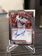 2024 Bowman Chrome Kyle Henley Prospects Autographs Auto #CPA-KHY Reds