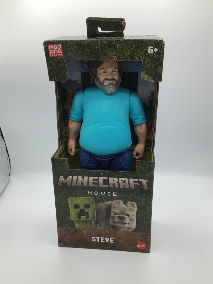 Minecraft Movie STEVE 12” Action Figure Mojang Mattel NEW IN BOX