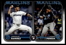 2024 Topps Update #US185 Jhonny Pereda / Emmanuel Ramirez RCOM, SN2024