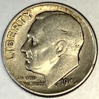 1946-P Roosevelt Dime - Circulated Condition - 90% Silver - US Coin - 2050