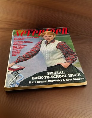 Seventeen Magazine August 1976 Special Back-to-School Issue Fall Looks Vintage