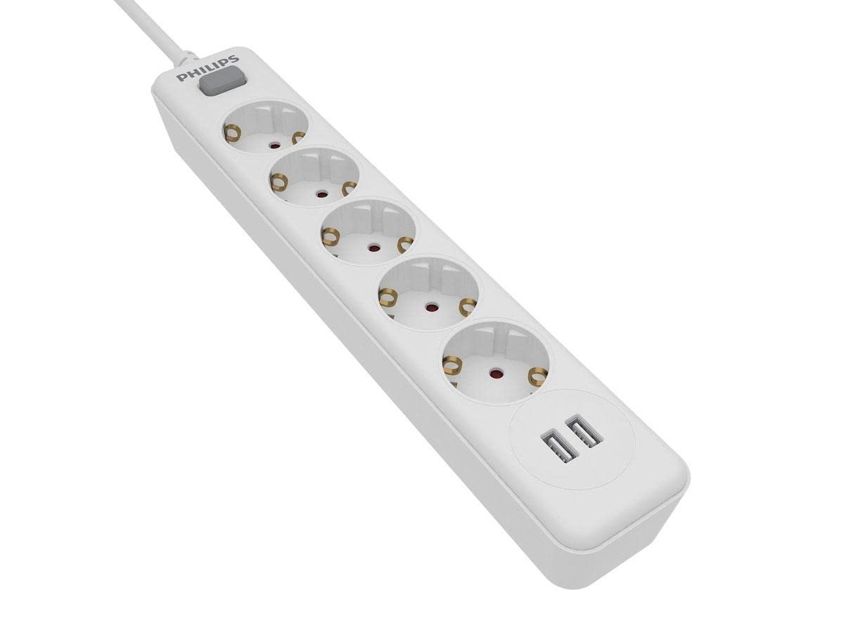 Power Strip - 5 Sockets Philips NUOVO