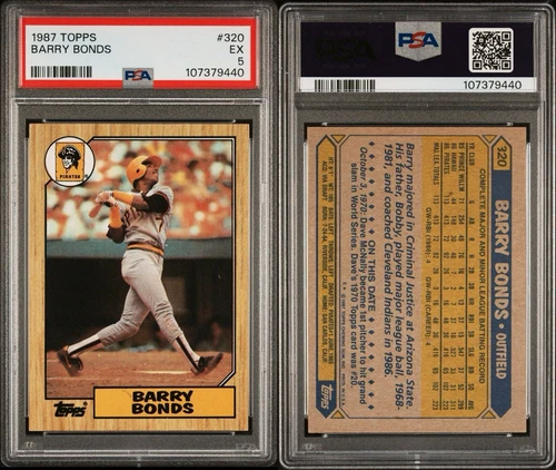 1987 Topps - Barry Bonds #320 (RC)