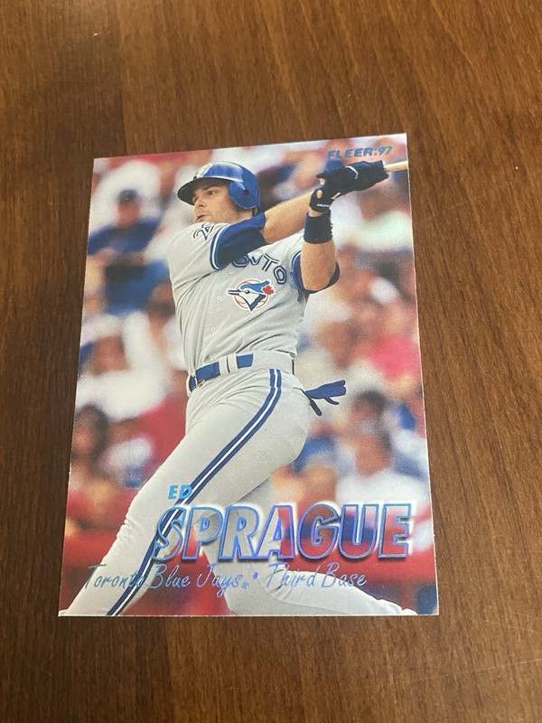 1997 Fleer Tiffany #249 Ed Sprague Blue Jays PWE