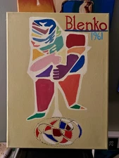 Husted Glass Works Blenko Glass Painting Blower Man 1961 Cover