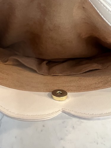  Sac fourre-tout crème citron Betsey Johnson sac à main chaîne sangle 118 $ - Photo 10/16