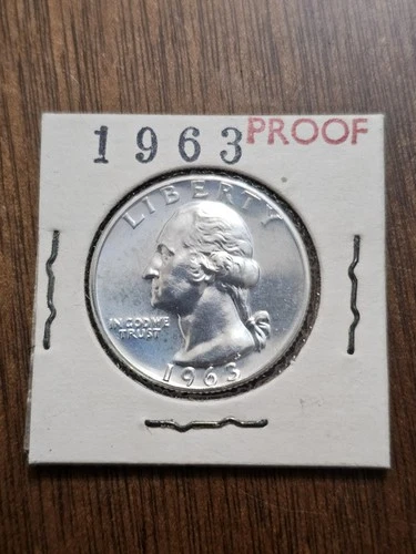 1963 Gem Proof Washington Silver Quarter