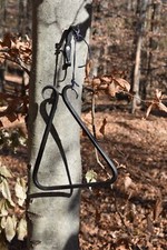 10.5" Triangle Dinner Bell, Coated In Beeswax Includes Hanging Hook And Ringer