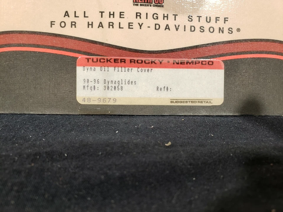 Крышка масляного наполнения Harley Davidson DynaGlide Dyna 90-96 MFG #302058 TR #48-9679 - Изображение 2 из 3