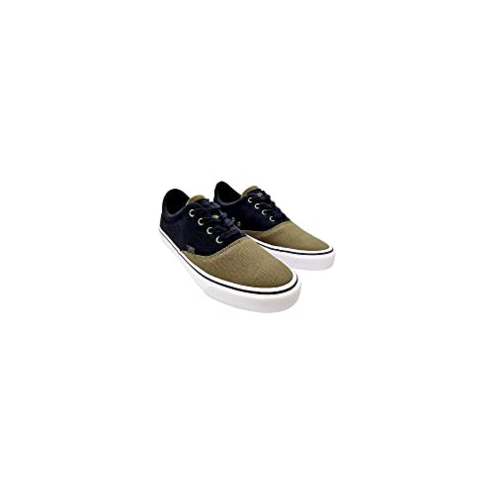 (TG. 43 EU) Kappa Nisio, Scarpe da Ginnastica Uomo, Noir Vert, 43 EU - NUOVO