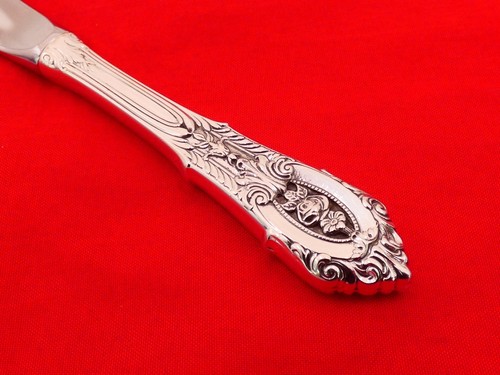 Wallace Sterling Silver Rosepoint Master Butter Server OS-4 - Picture 3 of 4