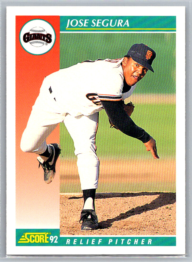 278 Jose Segura Rookie San Francisco Giants 1992 Score | eBay