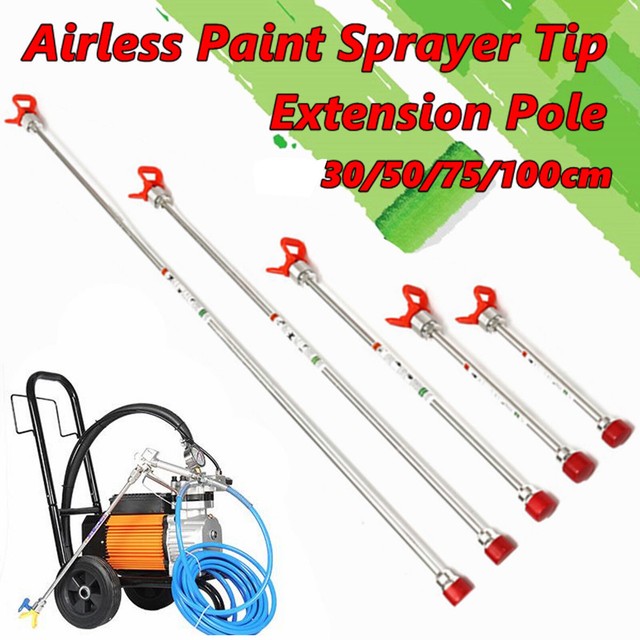 Airless Paint Sprayer Spray Nozzle Gun Tip Extension Pole 30 50 75