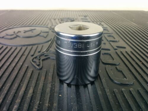 #aj976 ¡NUEVO! Unidad Snap-on EE. UU. 1/2"" SAE 6 puntos enchufe superficial TW381 - Imagen 6 de 9